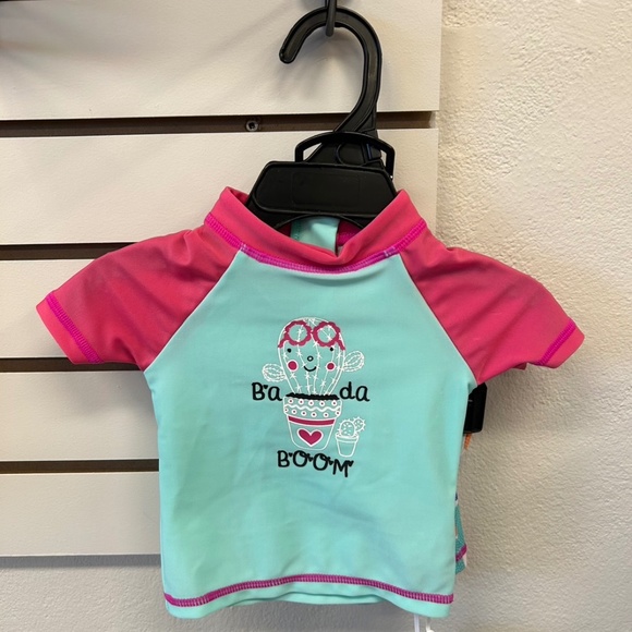 NWT BaDaboom Rashguard Set Cactus Print - Picture 1 of 3